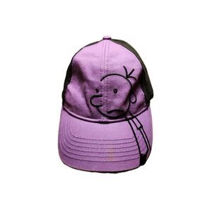 Diary Of A Wimpy Kid‎ Purple Embroidered Character Baseball Youth Hat